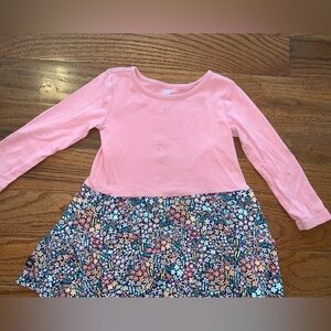 Tea Collection Pink Floral Casual Dress